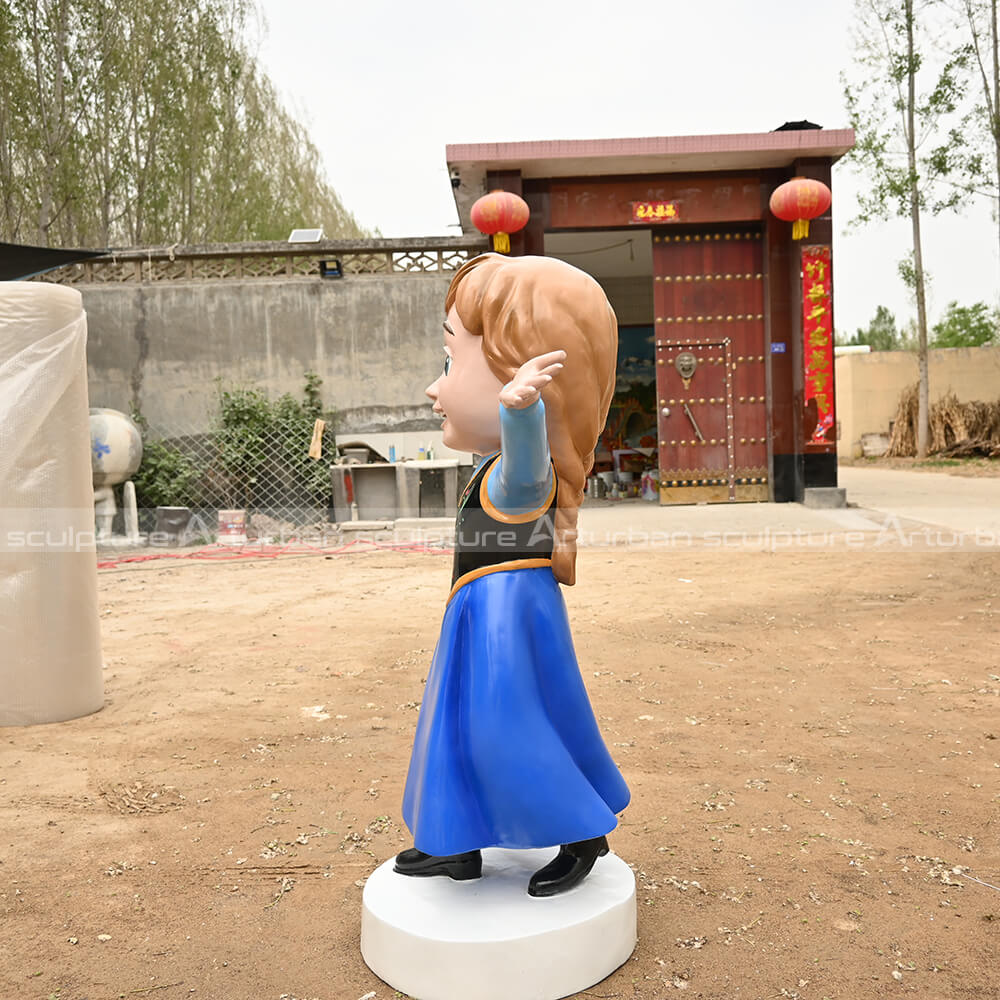 frozen anna statue