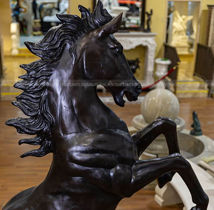 bronze western horse sculptures