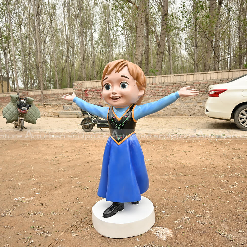 frozen anna statue