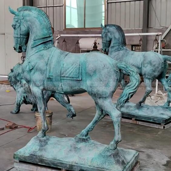 ancient chinese horse statue