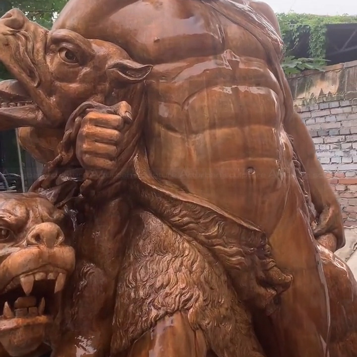 cerberus hercules statue