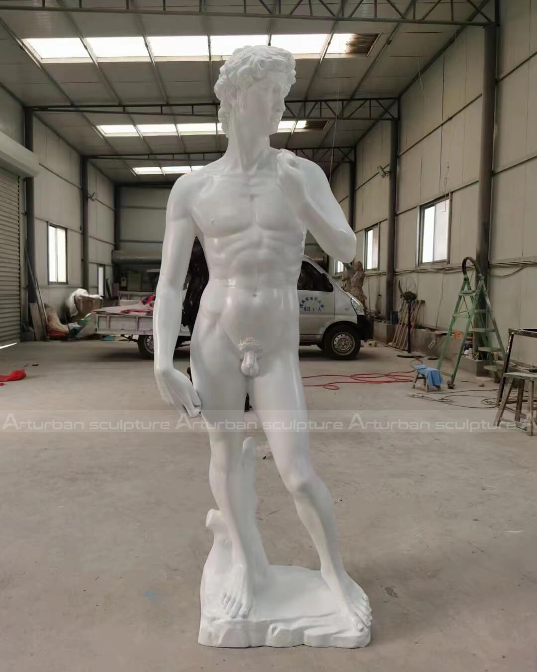 fiberglass David statue