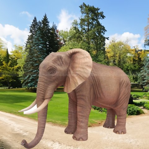 life size elephant statue for sale