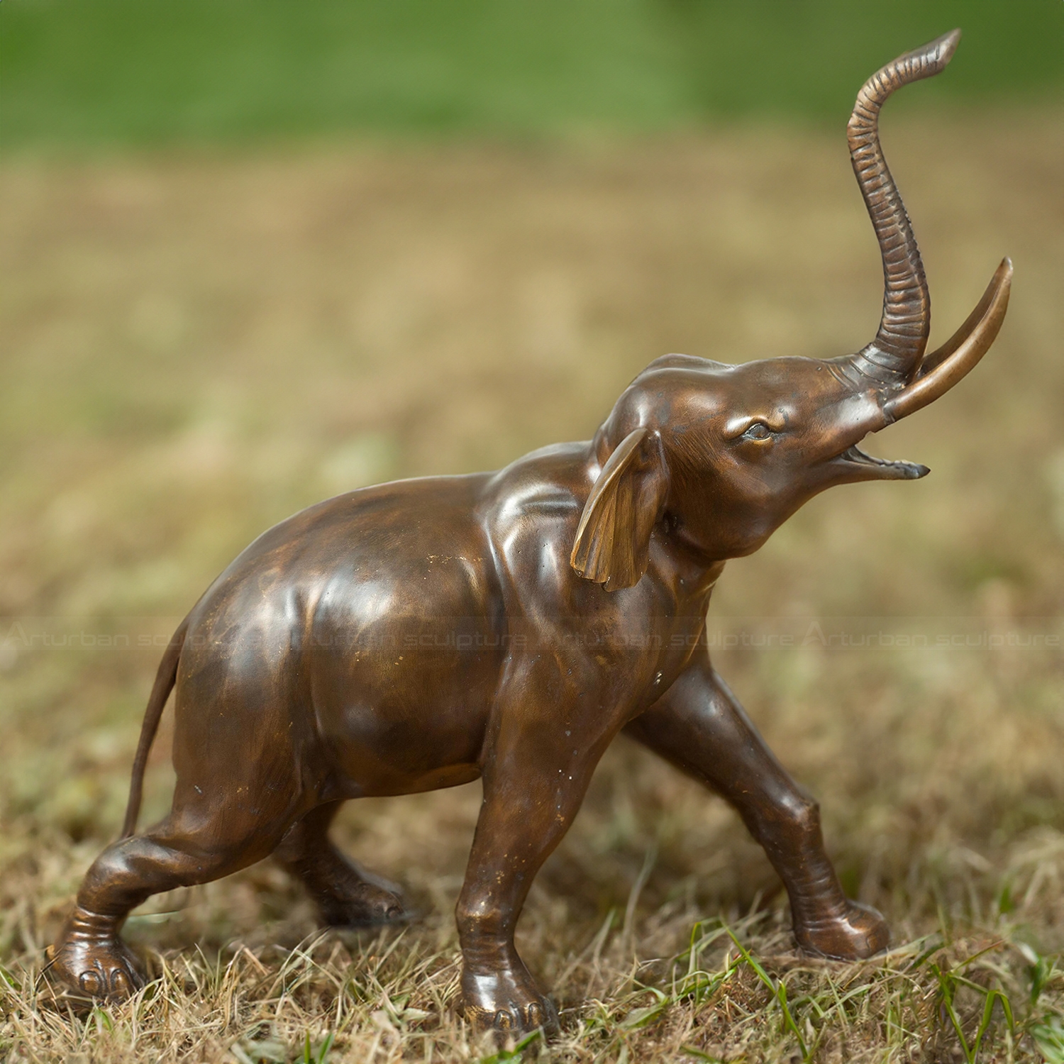 Bronze Elephant Ornament