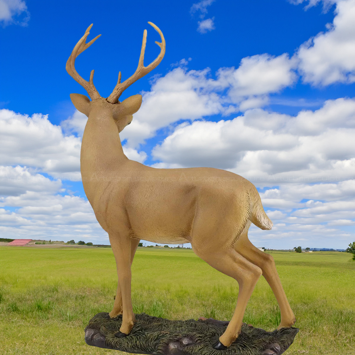 Buck Deer Statue