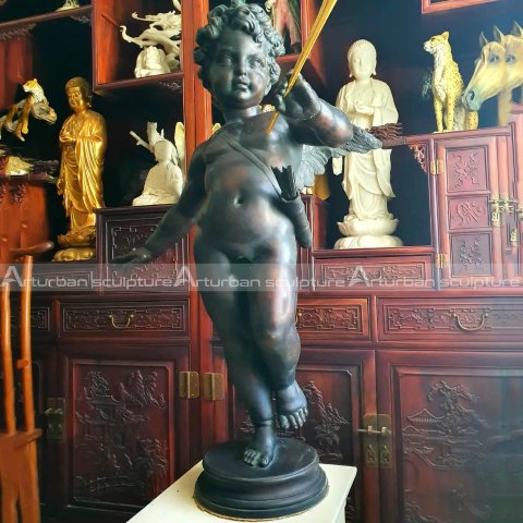 Small Cherub Statue