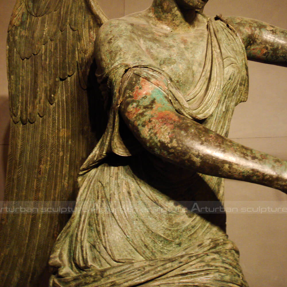 winged victory bronze sculpture