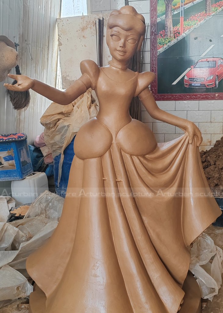 Cinderella Garden Statue