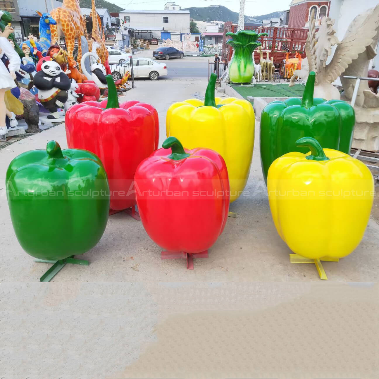 Veggie Sculptures