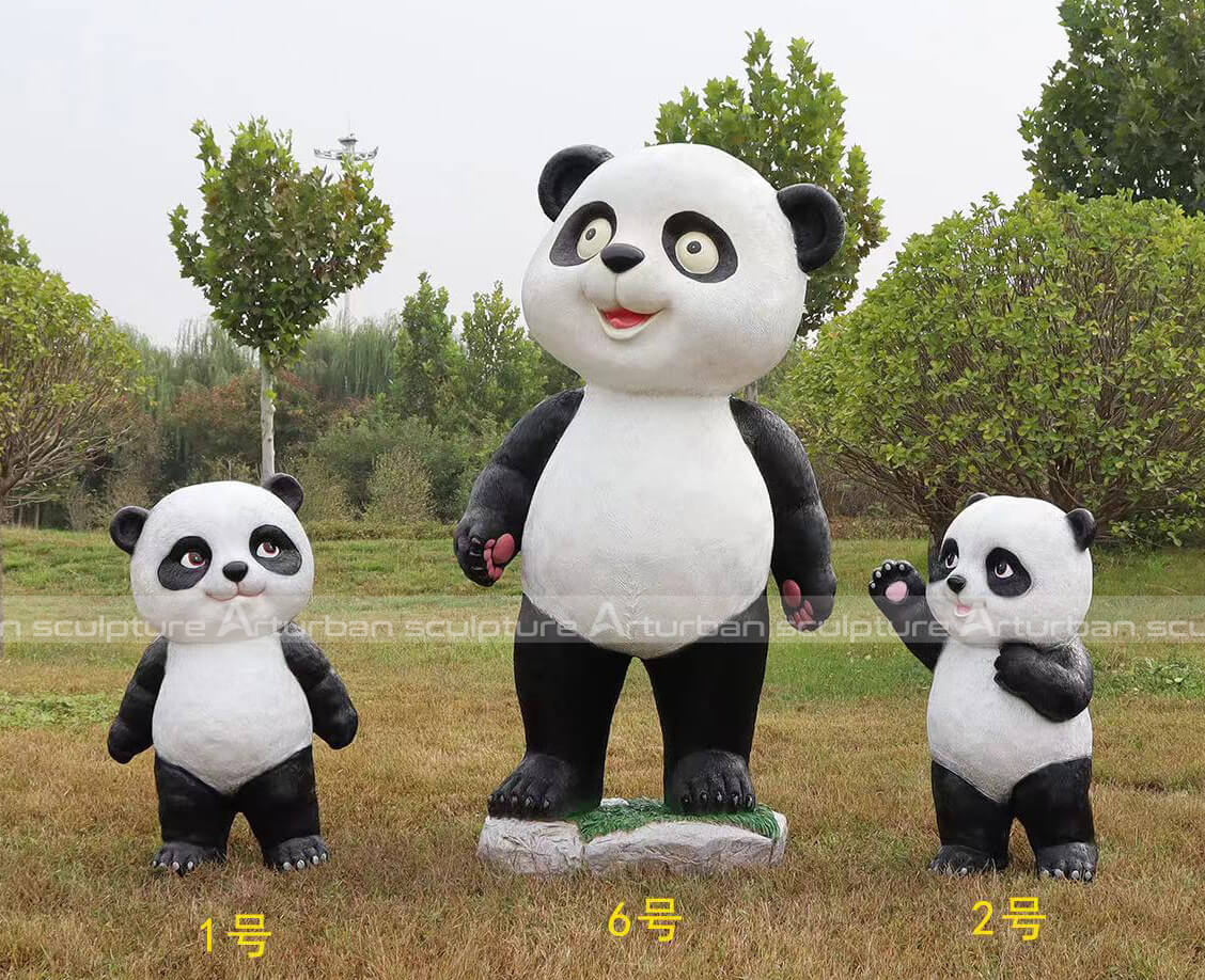 panda outdoor statue