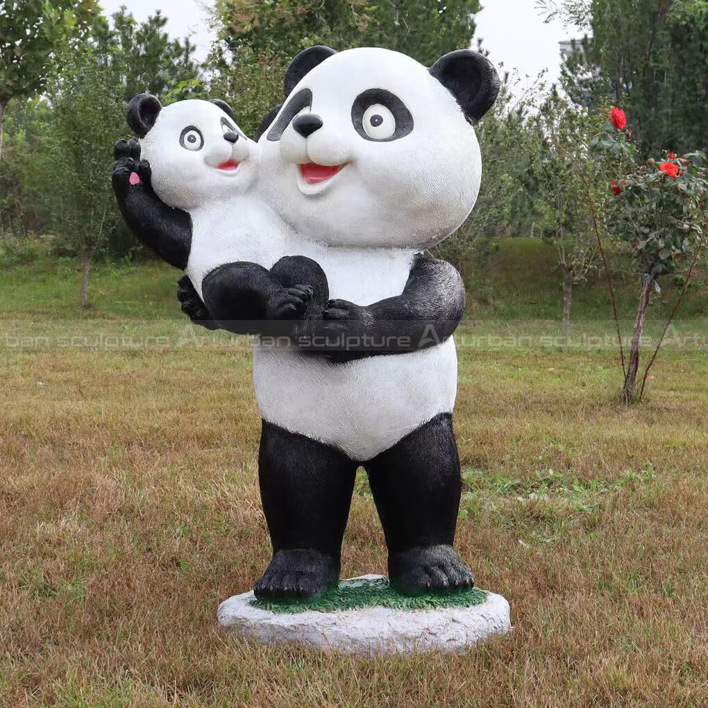 panda outdoor statue