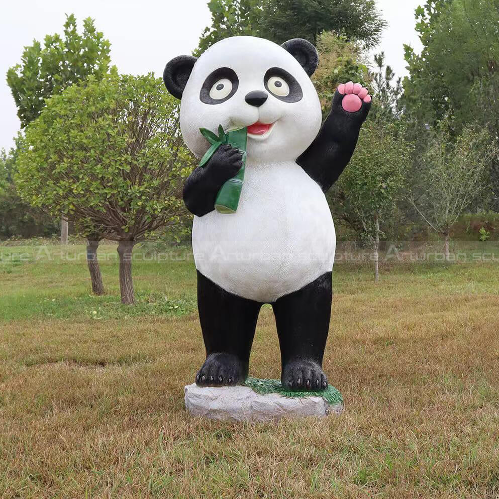 panda outdoor statue