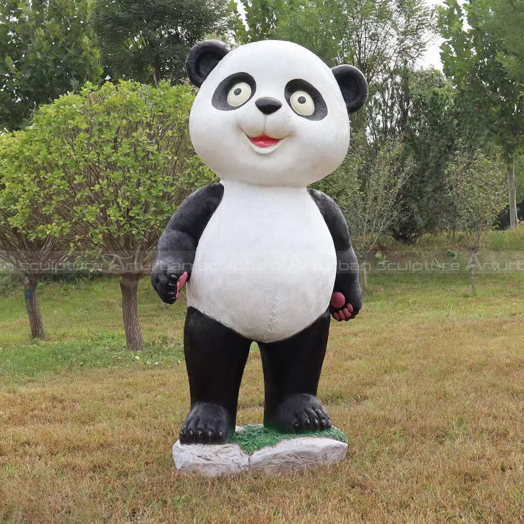 panda outdoor statue