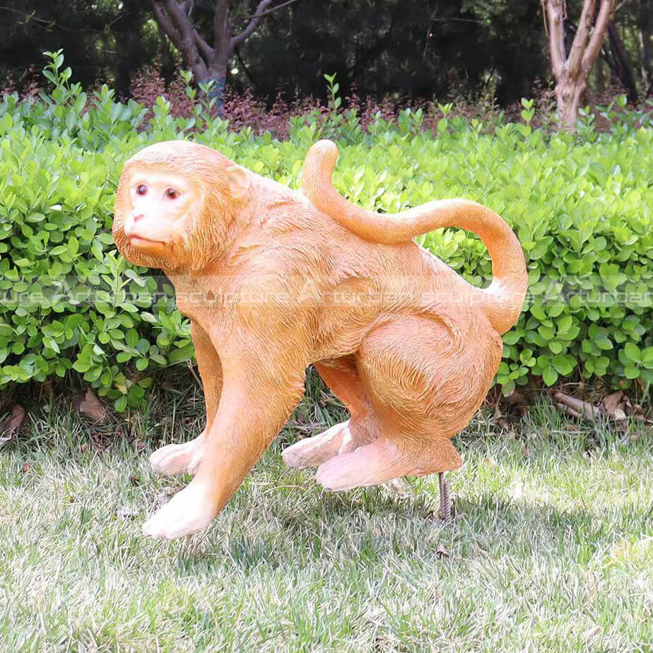 life size monkey statue