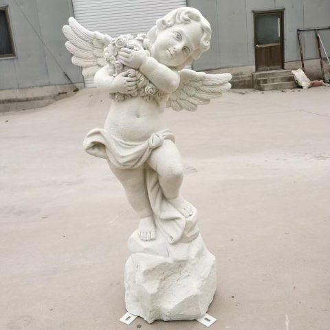 cupid angel statue