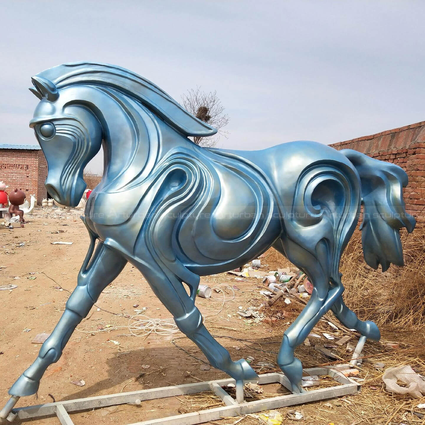 large horse ornament