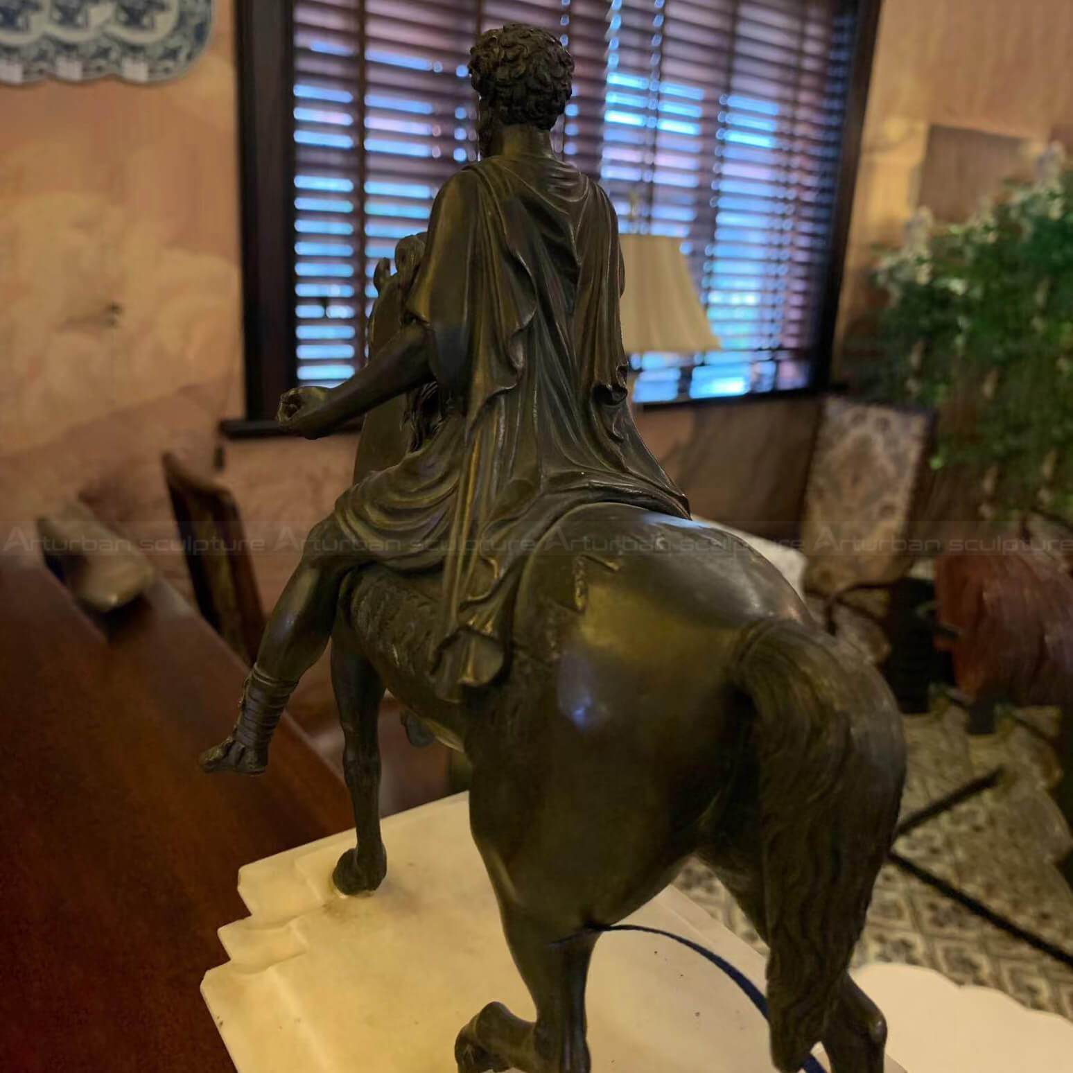 bronze equestrian statue of marcus aurelius