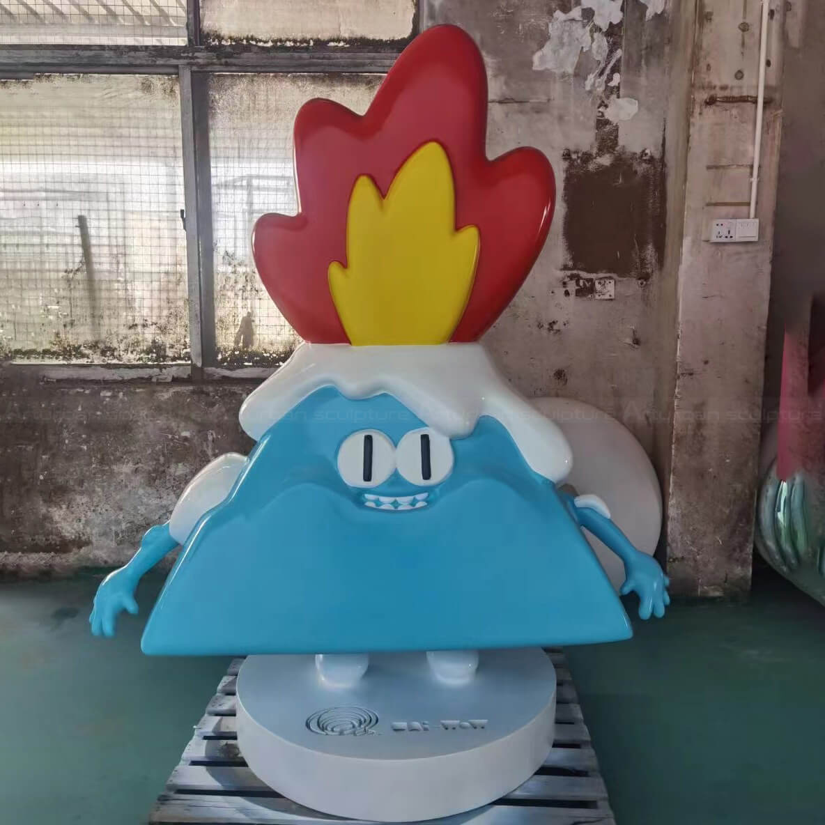 cartoon character sculpture