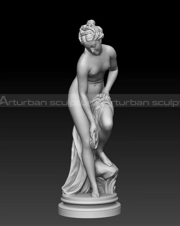 Aphrodite Bathing Statue