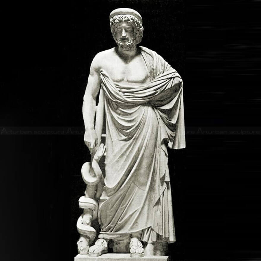 Asclepius sculpture