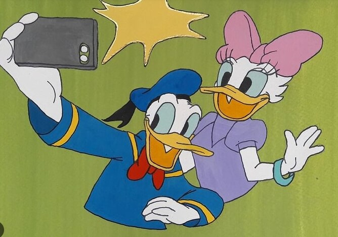 Daisy and Donald Duck