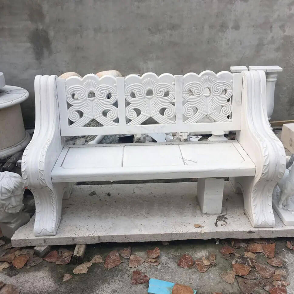 Italian Stone Garden Bench