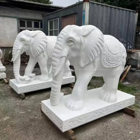 Marble Pair Elephant