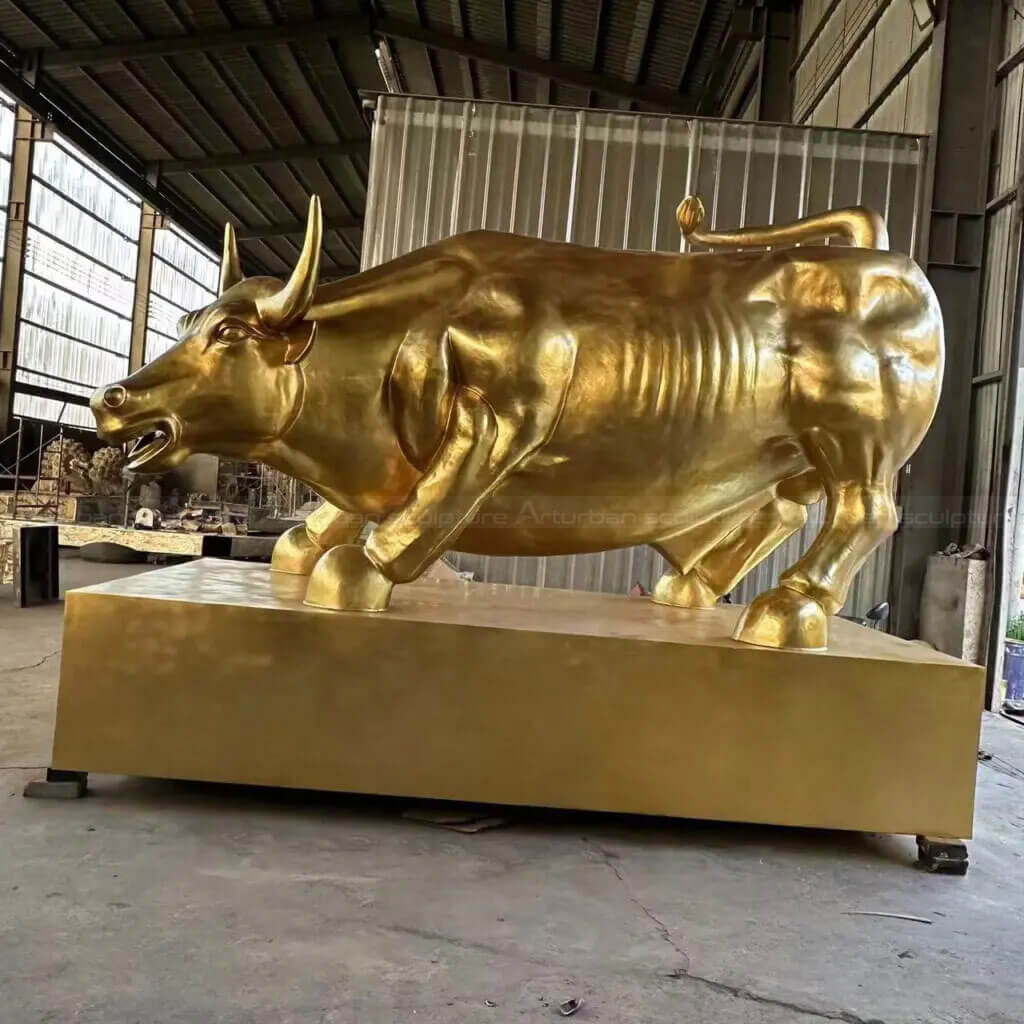 Stock Market Bull Sculpture