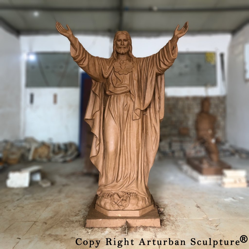 life size jesus christian figure sculptur