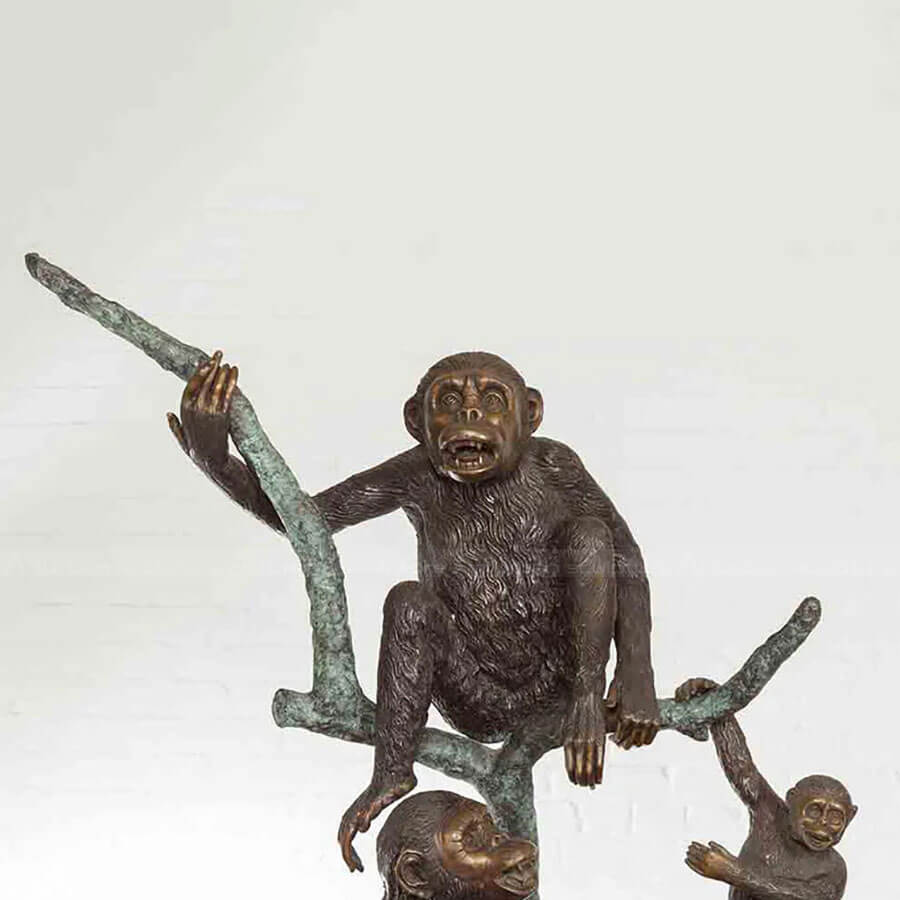 3 Monkeys Sculpture