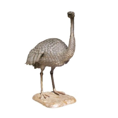 ostrich garden statue