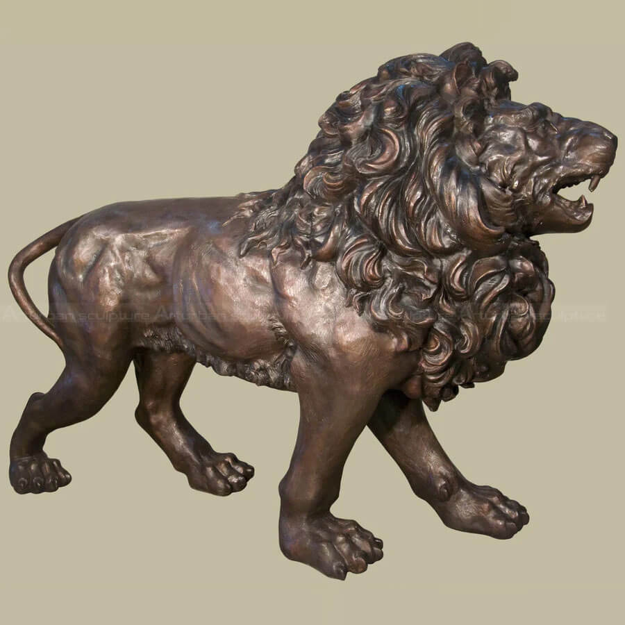 large lion sculpture