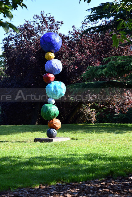 Annie Morris's "stack" sculpture