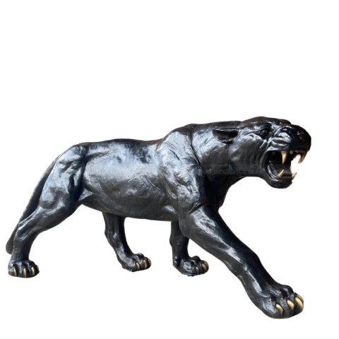 Black Panther Animal Statue