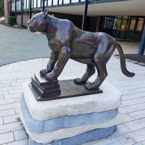 Bronze Cougar Sculpture