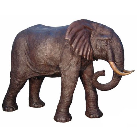 Bronze Elephant Garden Statue