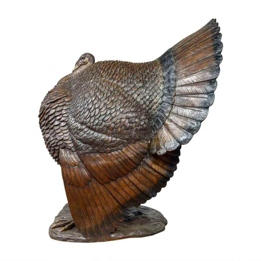 Bronze Turkey Sculpture