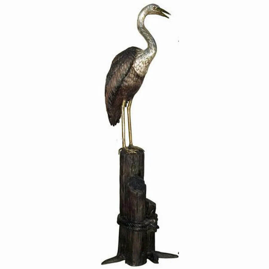 Crane Bird Statue