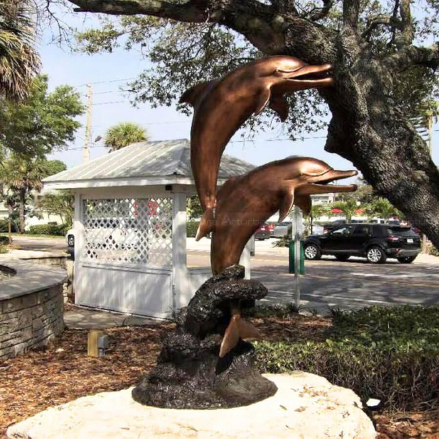 Dolphin Yard Statue