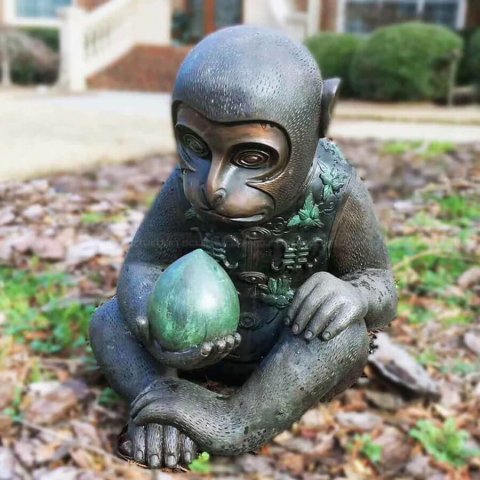 Monkey Statue for Garden