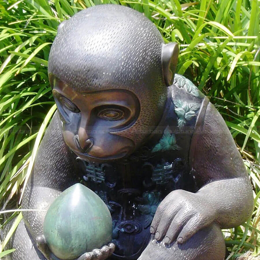 Monkey Statue for Garden