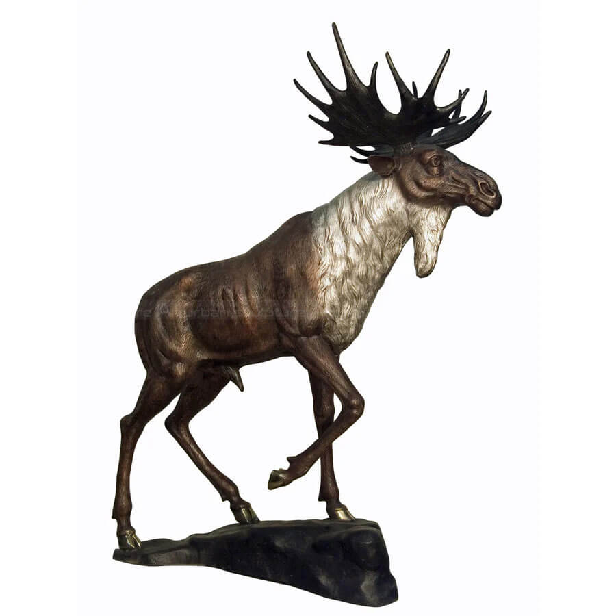 Moose Life Size Statue