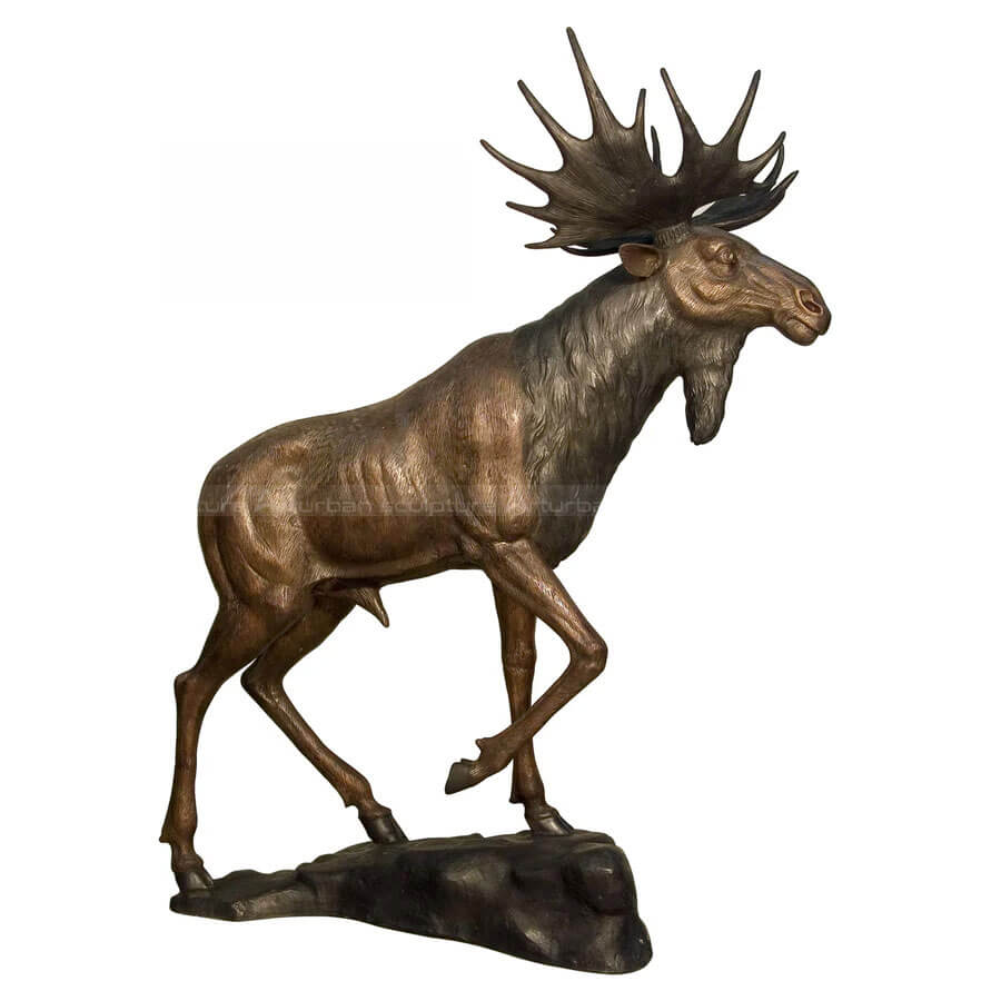 Moose Statue For Garden