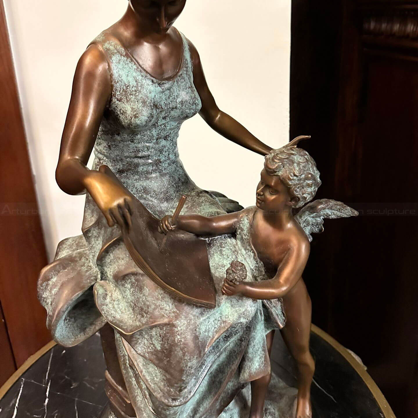 Statue of Mother and Son