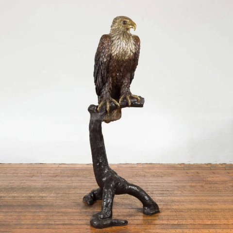 golden eagle sculpture