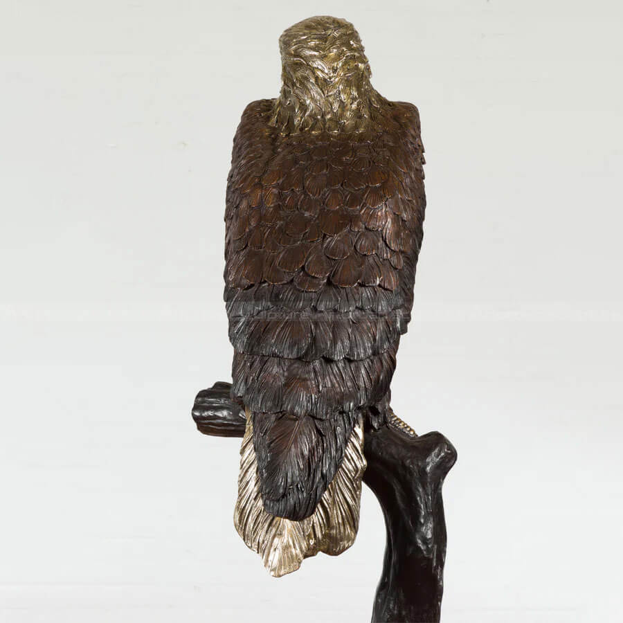 golden eagle sculpture