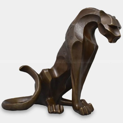 Art Deco Panther Statue