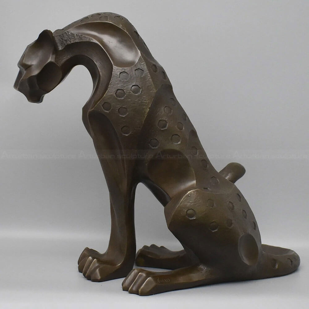 Art Deco Panther Statue