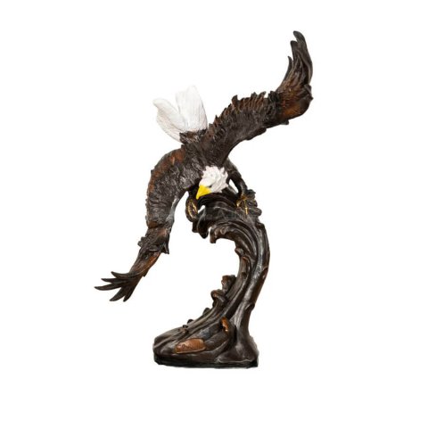 Bald Eagle Garden Statue