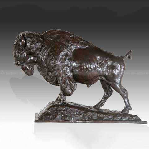 Bronze Bison Sculpture for Sale